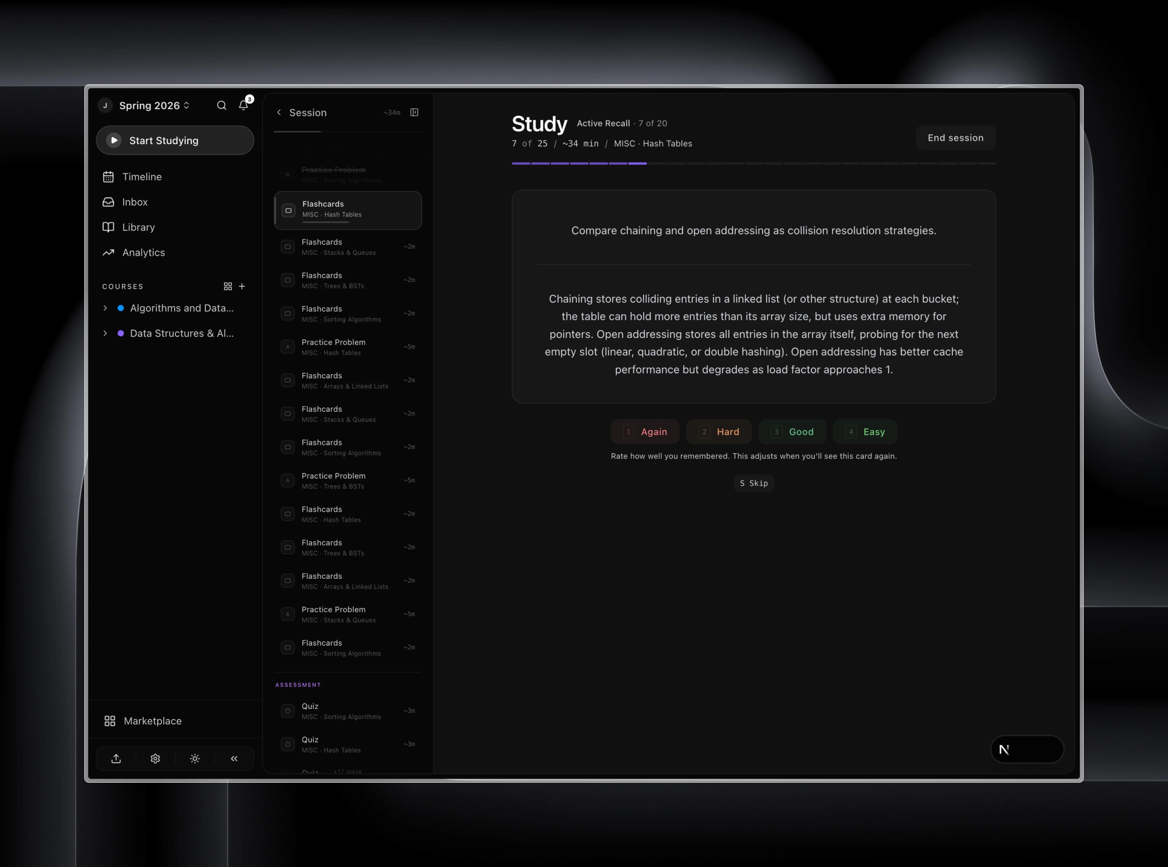 Revu Web — AI-powered study sessions
